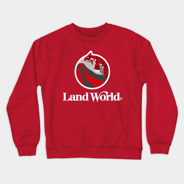 Land World Crewneck Sweatshirt by merimeaux